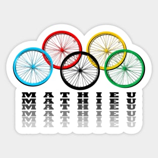 Ciclista Mathieu Sticker